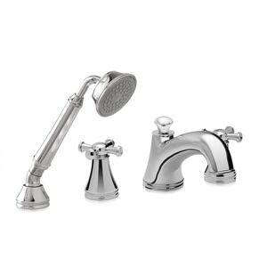 Toto Vivian 4H ROMAN TUB TRIM CROSS HANDLE POLISHED CHROME TB220S#CP